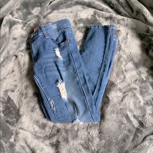 These are just some cute vintage jeans that are great for any occasion.